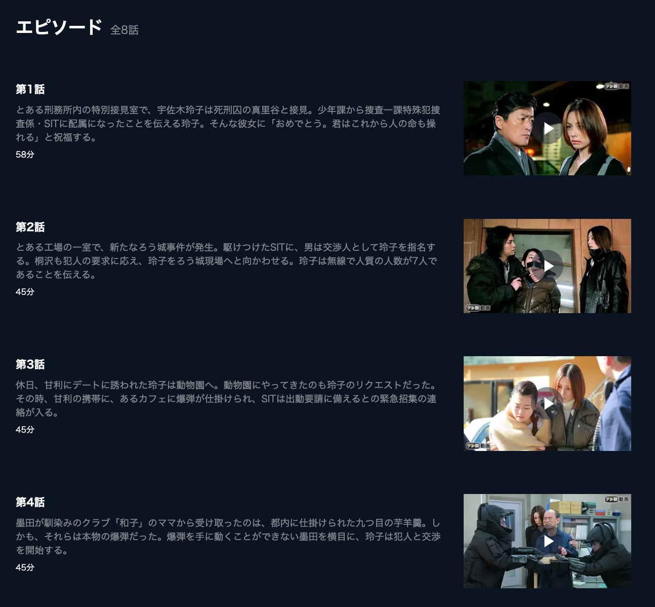 ドラマ 交渉人〜THE NEGOTIATOR〜 無料動画配信